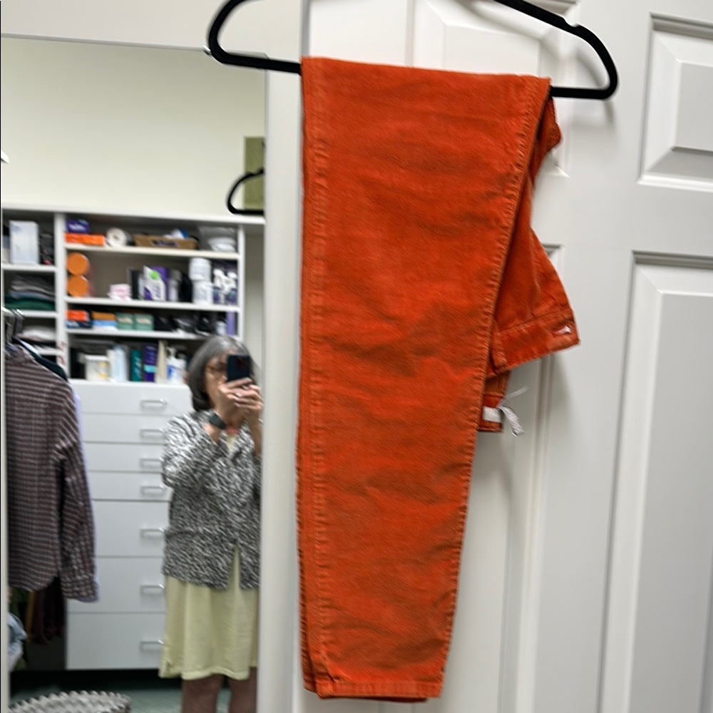 Bright Orange Corduroy Pants
